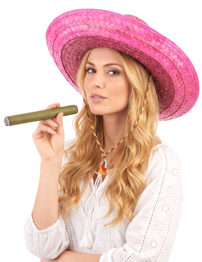 Odrasli roza mehiški sombrero