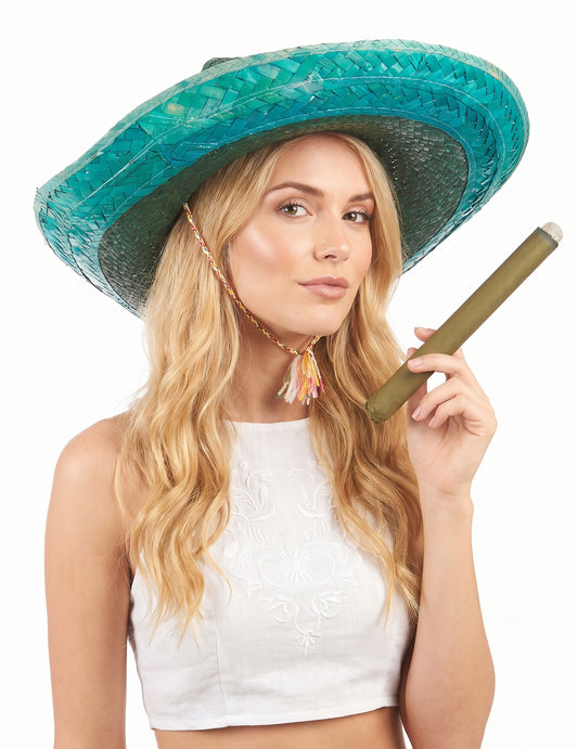 Mehiška sombrero zelena odrasla oseba