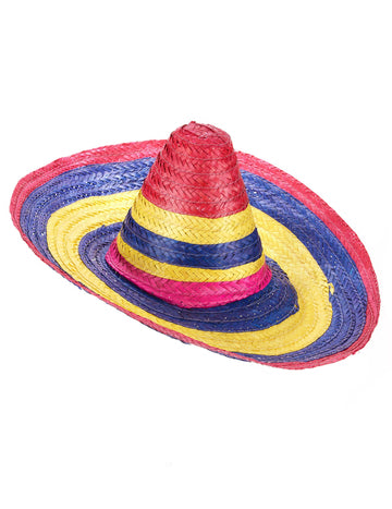 Odrasli večbarvni sombrero 50 cm