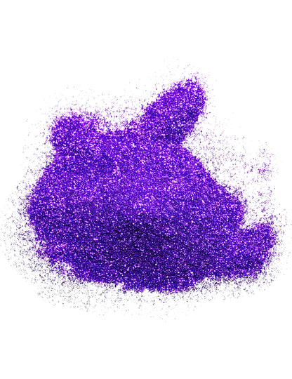 Détail de la texture des paillettes du spray à paillettes pour le corps pour adulte