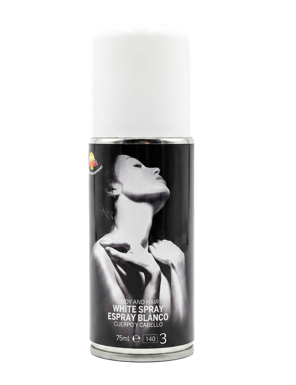 Razpršilo telesa belih bleščic 75 ml