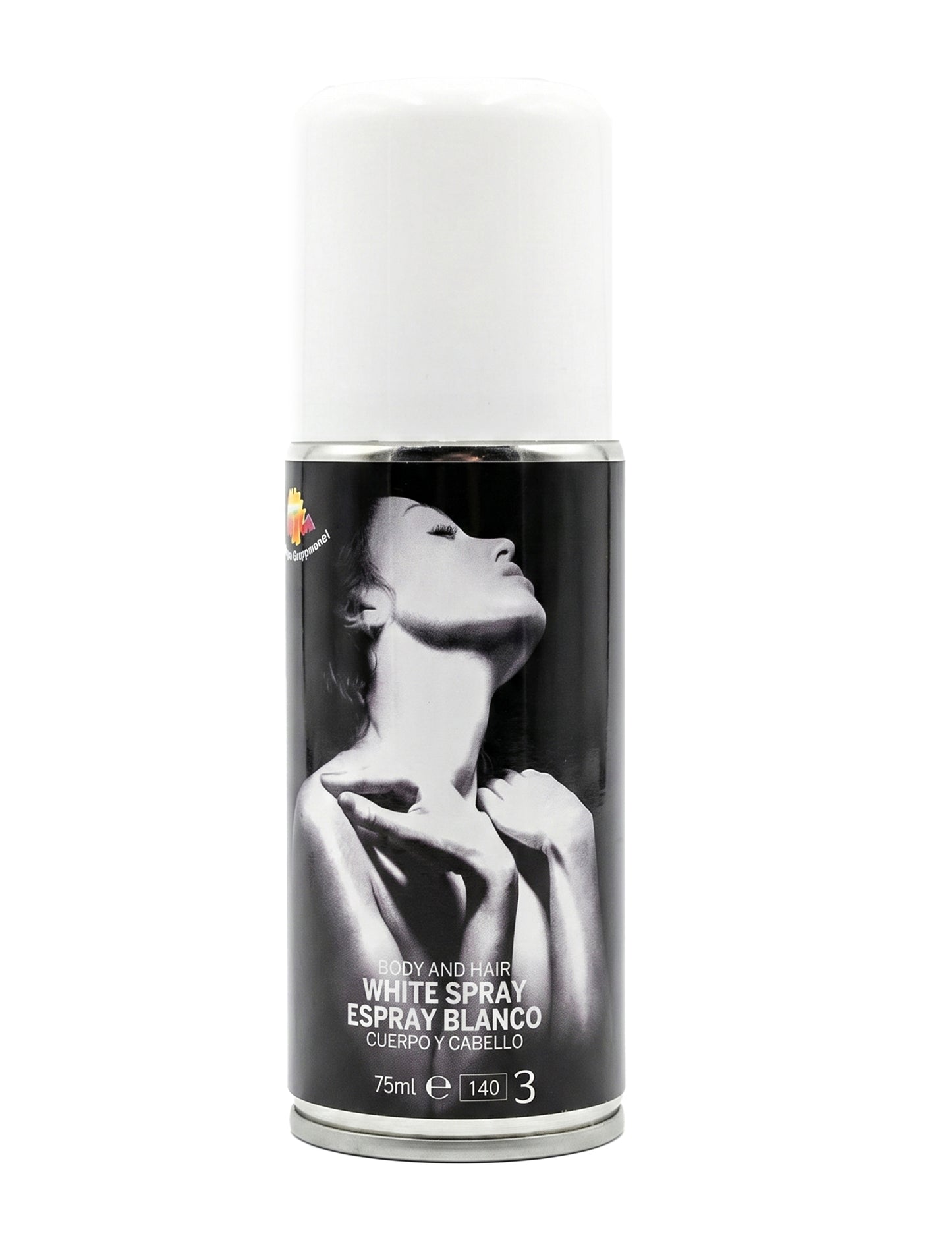 Razpršilo telesa belih bleščic 75 ml