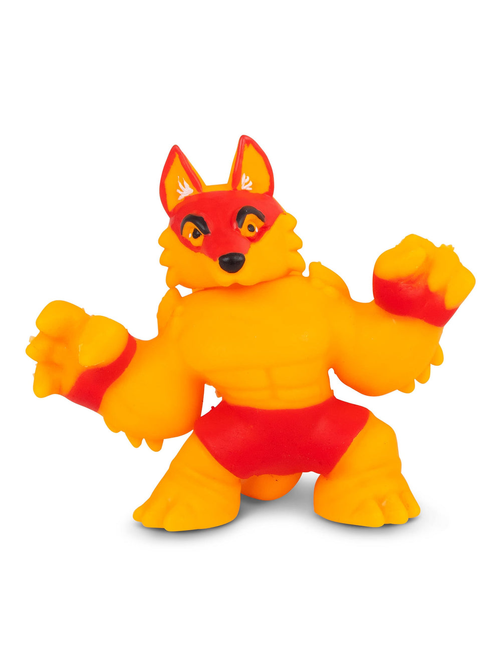 Modèle de loup orange et rouge du Jouet monstre à billes déformable monstres