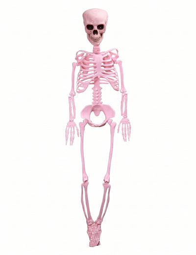 Rožnati gibljivi skelet Summerween 1 m