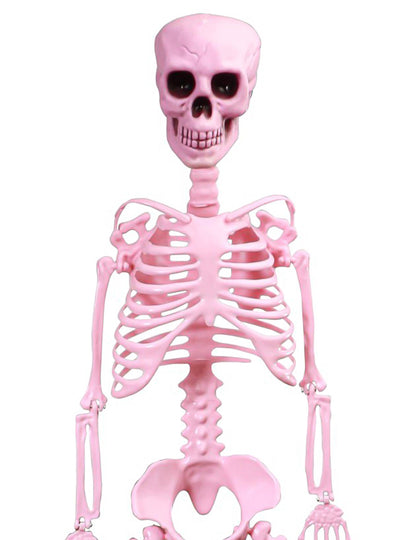 Rožnati gibljivi skelet Summerween 1 m