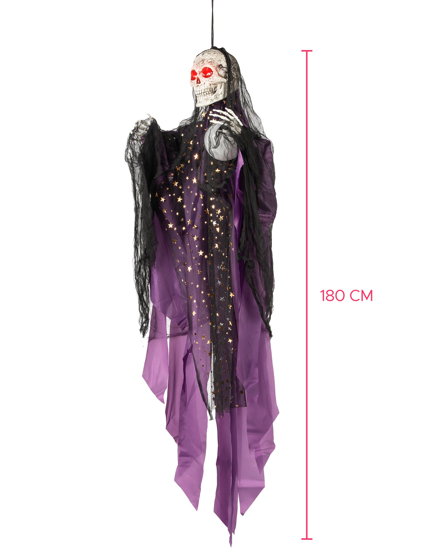 Skelet lahka in zvočna svetloba 180 cm