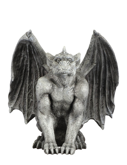 Vue de face de la statue de gargouille