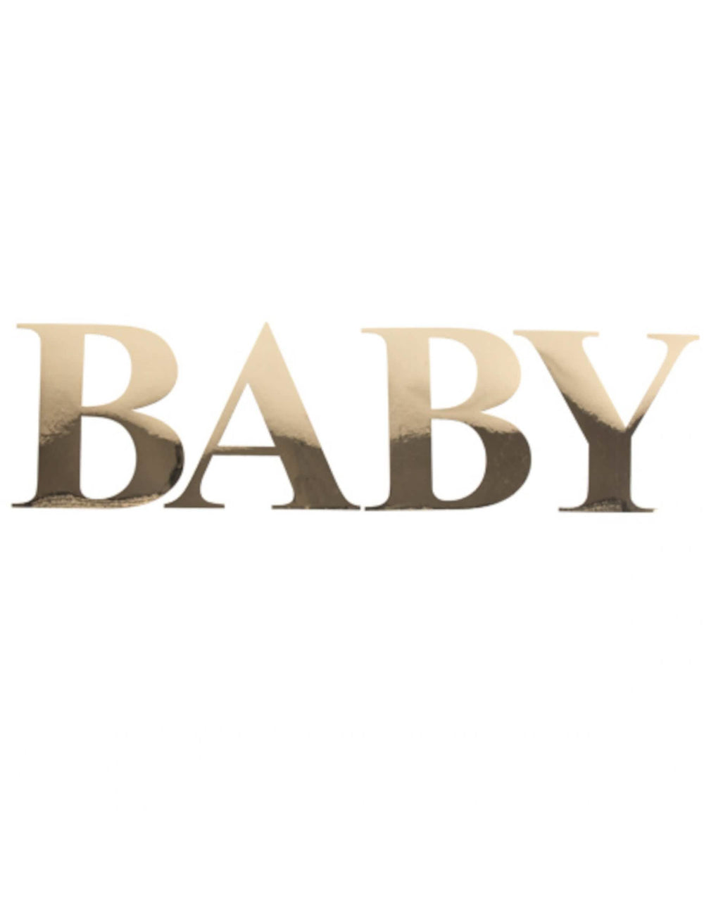 zlate nalepke za dojenčke za baby shower