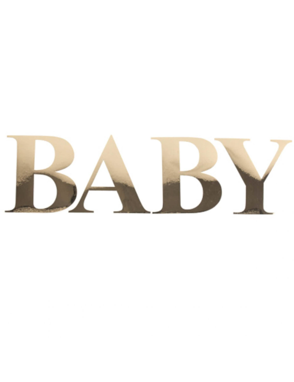 zlate nalepke za dojenčke za baby shower