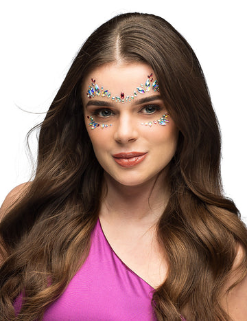 Odrasli preliv in roza lepilo Rhinestones