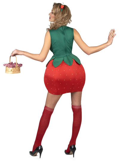 Ženska jagodna obleka