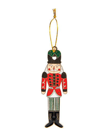 Božični viseči okrasek v obliki oreščka 10 x 3 cm tradicionalni vojak