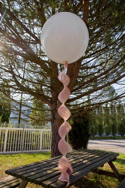 30 cm sijoč ojačan naguban trak v rožnato zlati barvi cm x 2,5 m za poroko