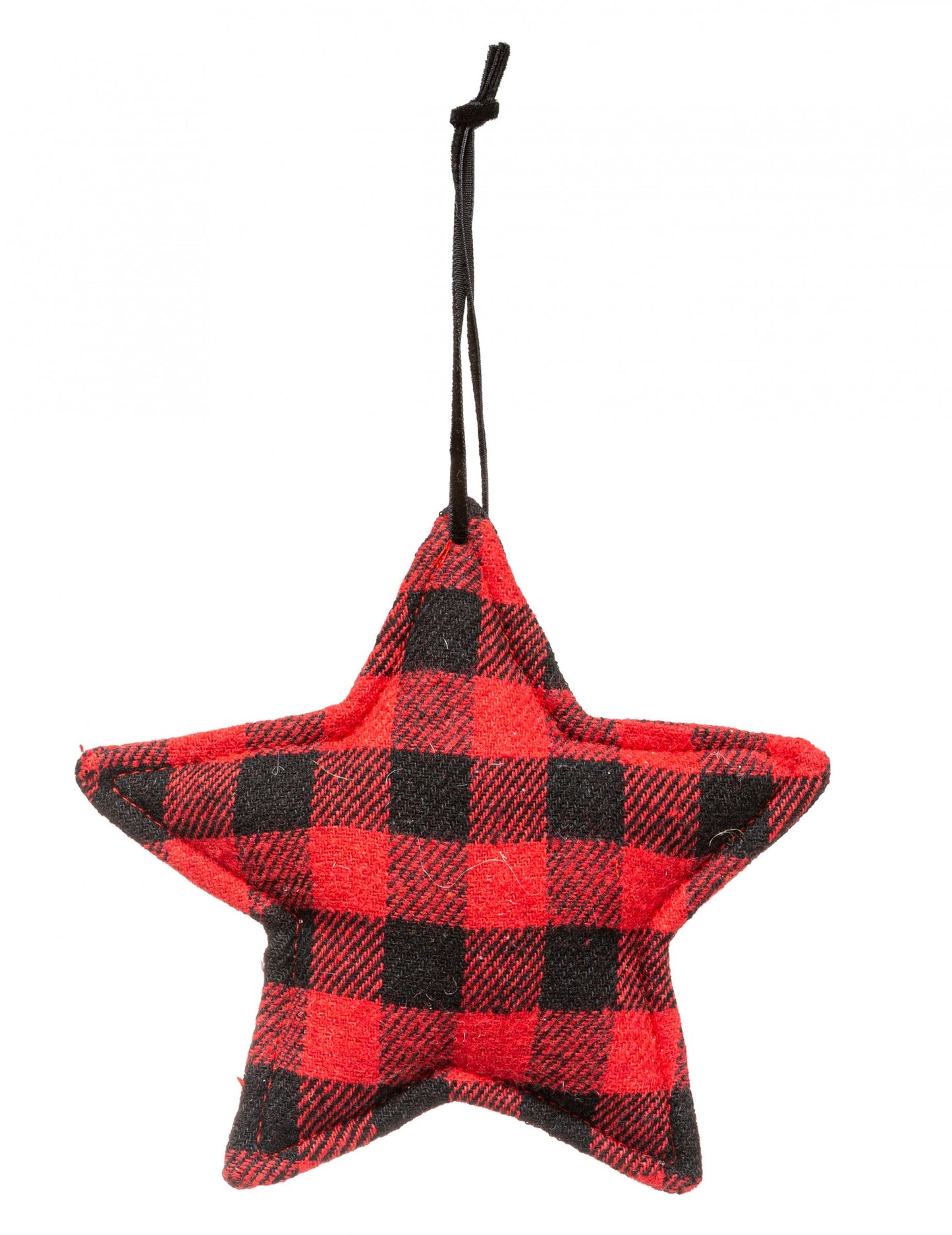 Viseča svetilka z zvezdastim tartanom 15 cm bombaž