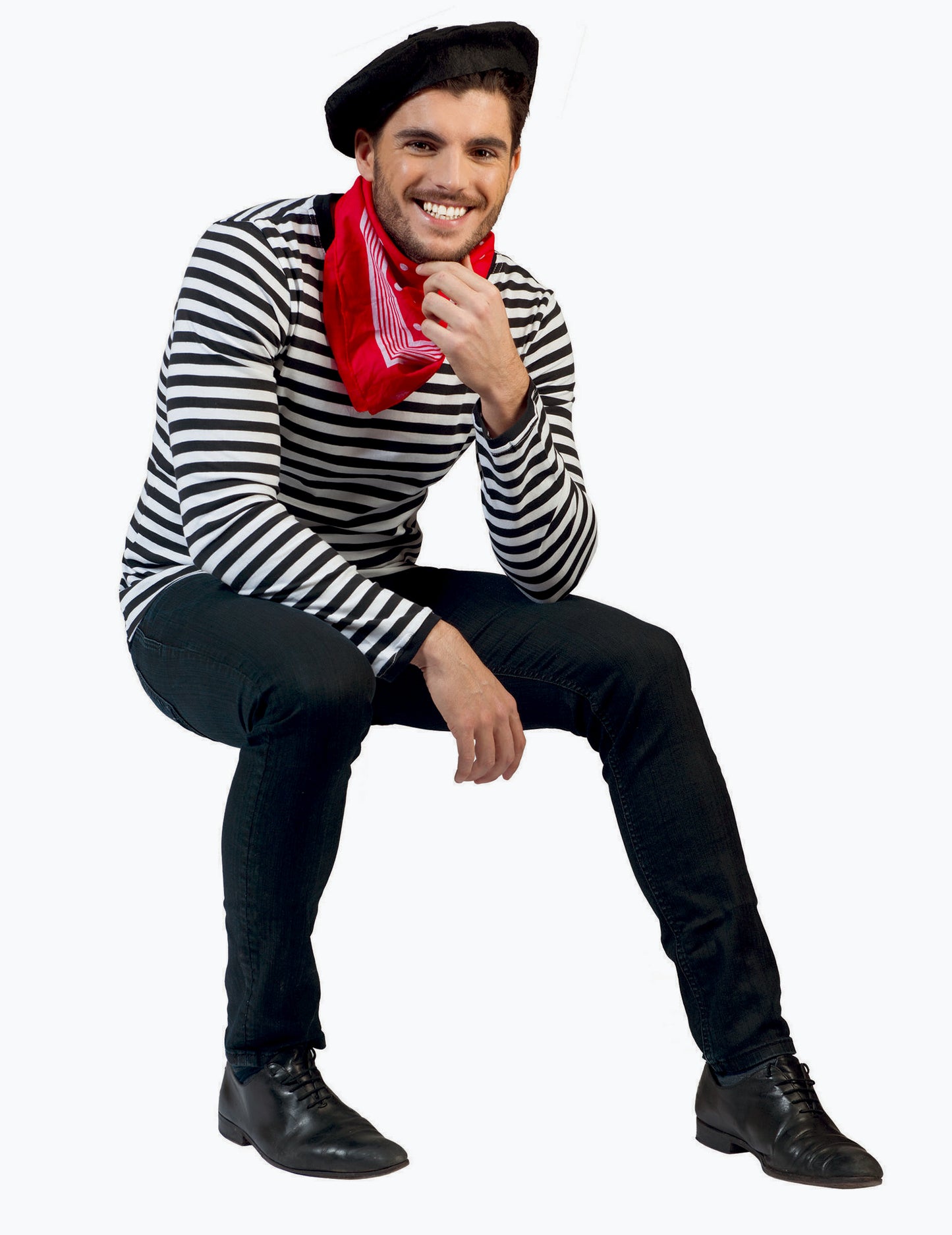 Majica z mime odraslimi z dolgimi rokavi