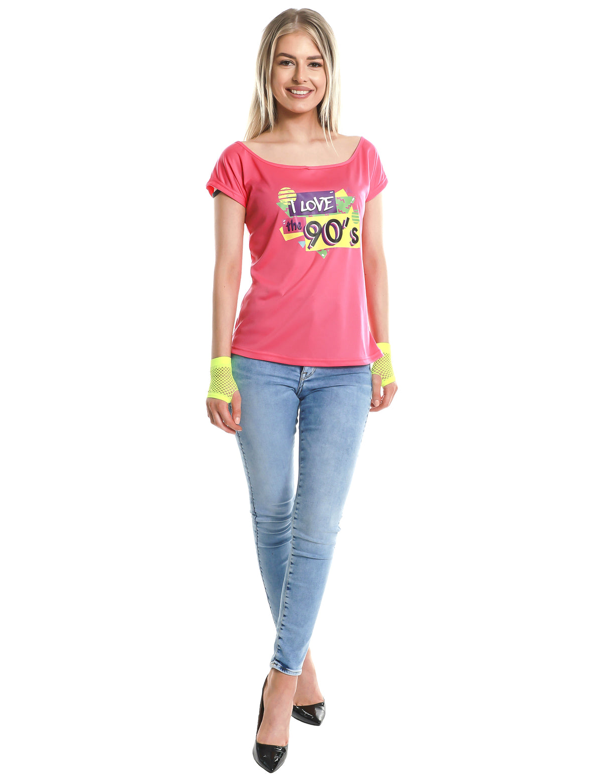Vue d'ensemble du T-shirt I love the 90's