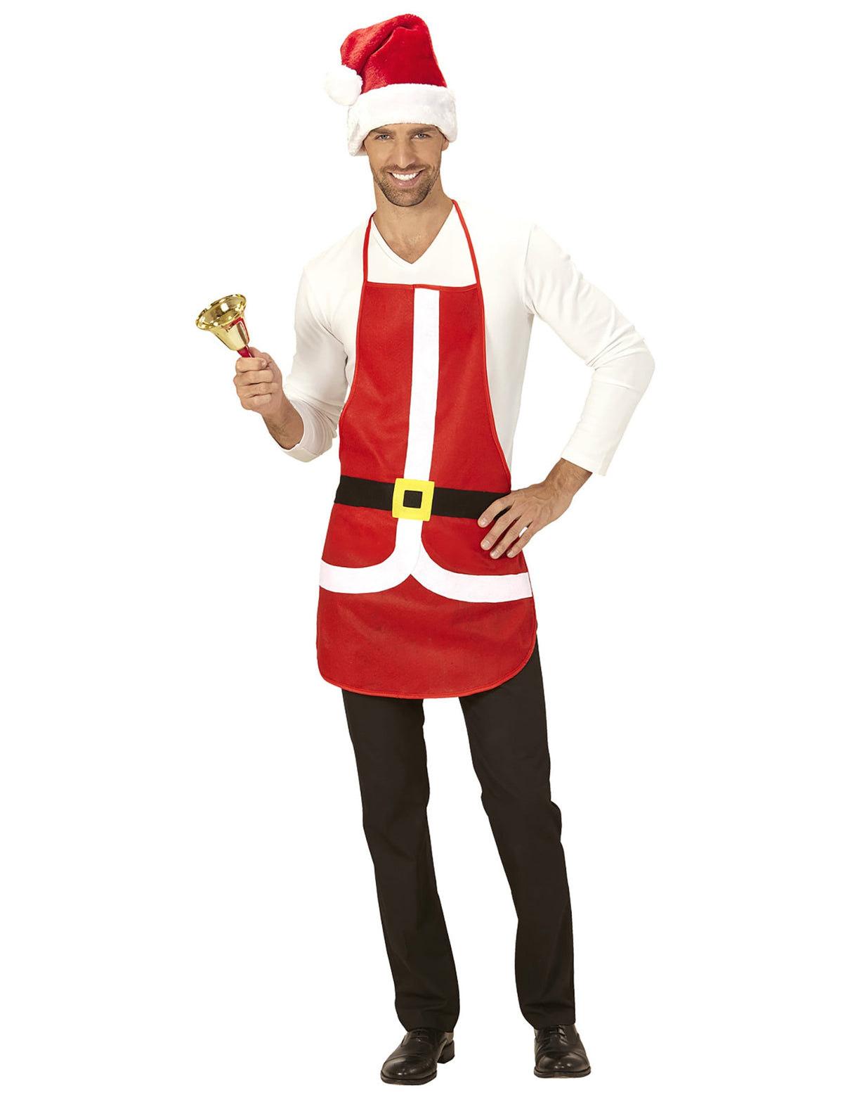Vue de face du tablier de Noël