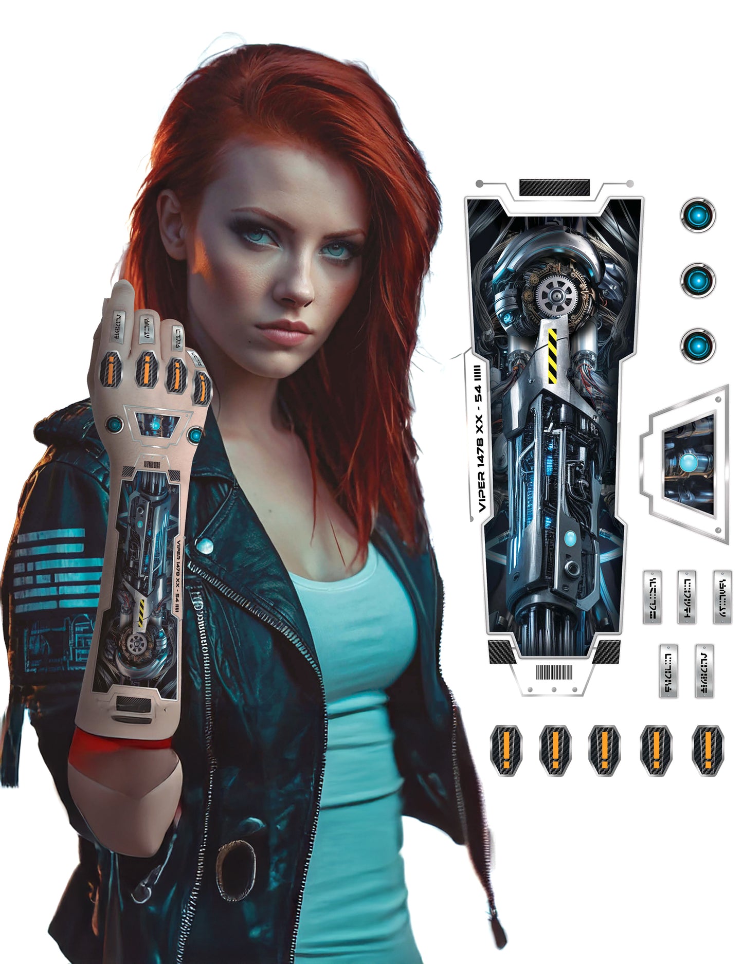 Futuristična tetovaža robotske roke