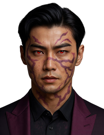 Vijolični demonski tetovažni madeži 