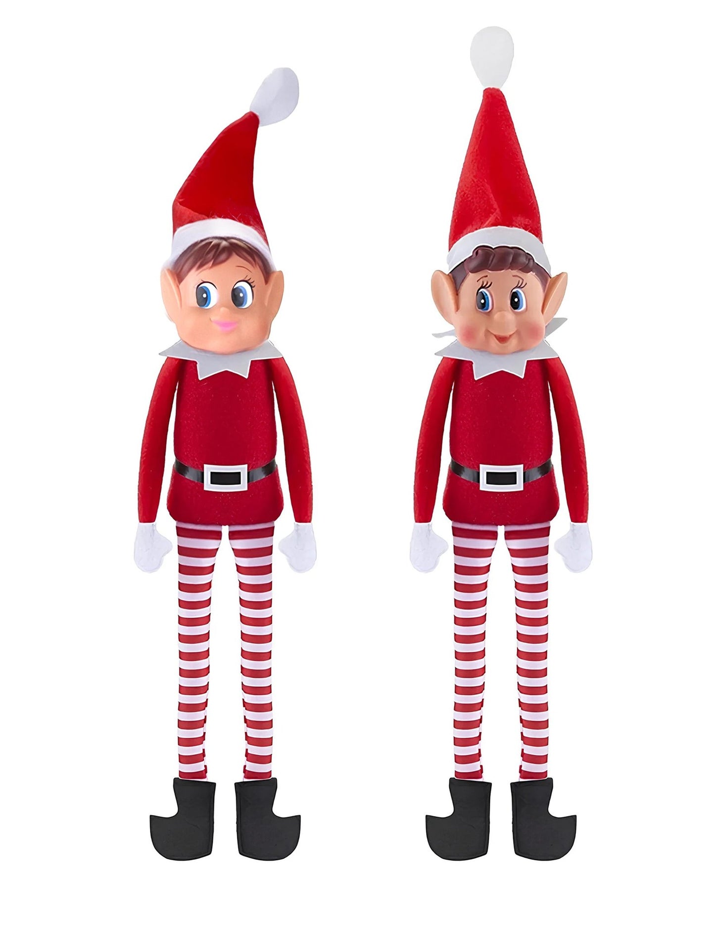 Duo prazničnih božičnih škratov Elvie in Elfie