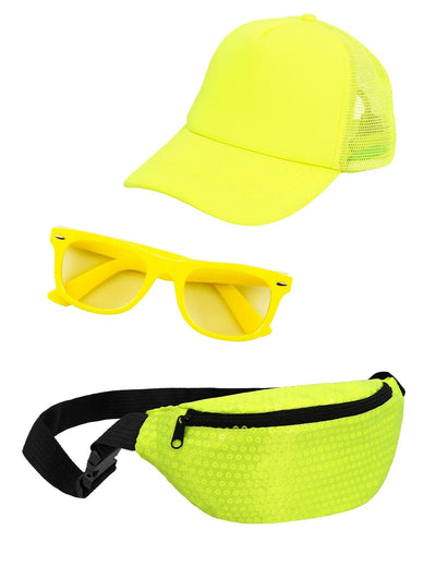 komplet fluorescentno rumenih dodatkov