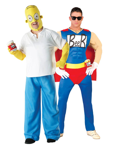 Par kostumov Homer Simpson in Beerman za odrasle
