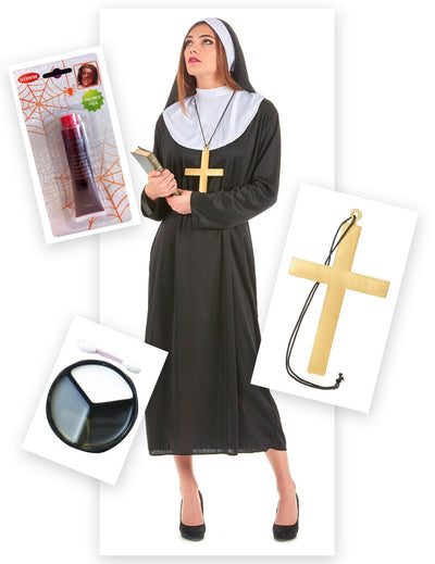 Paket kostuma zlobne nune za ženske