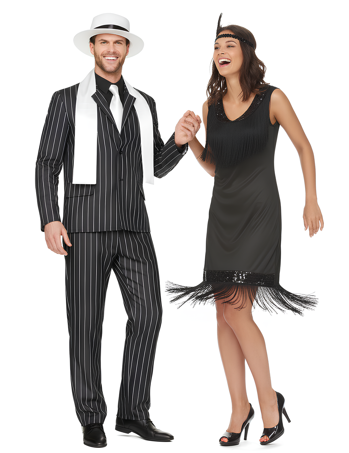 Kostum za odrasle črne pare iz 20. let 20. stoletja