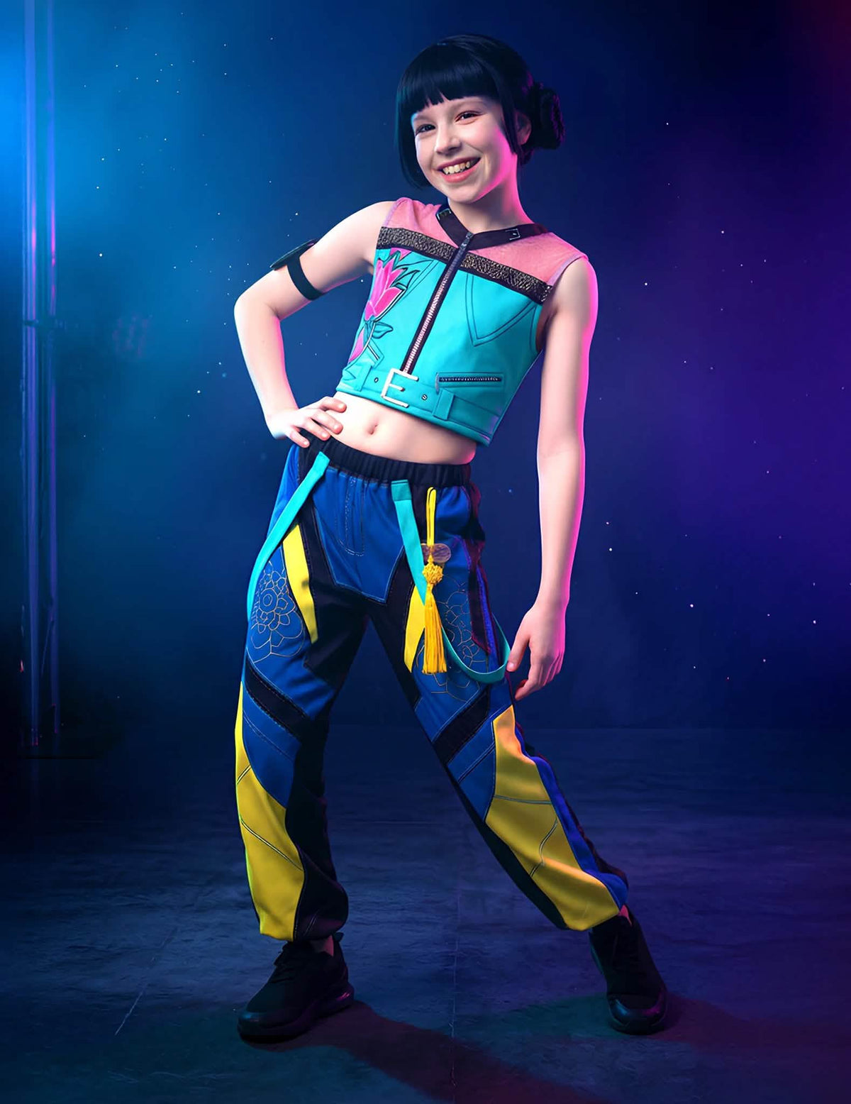 Skupinski kostum Huntrix™ Kpop Demon Hunter™ za otroke