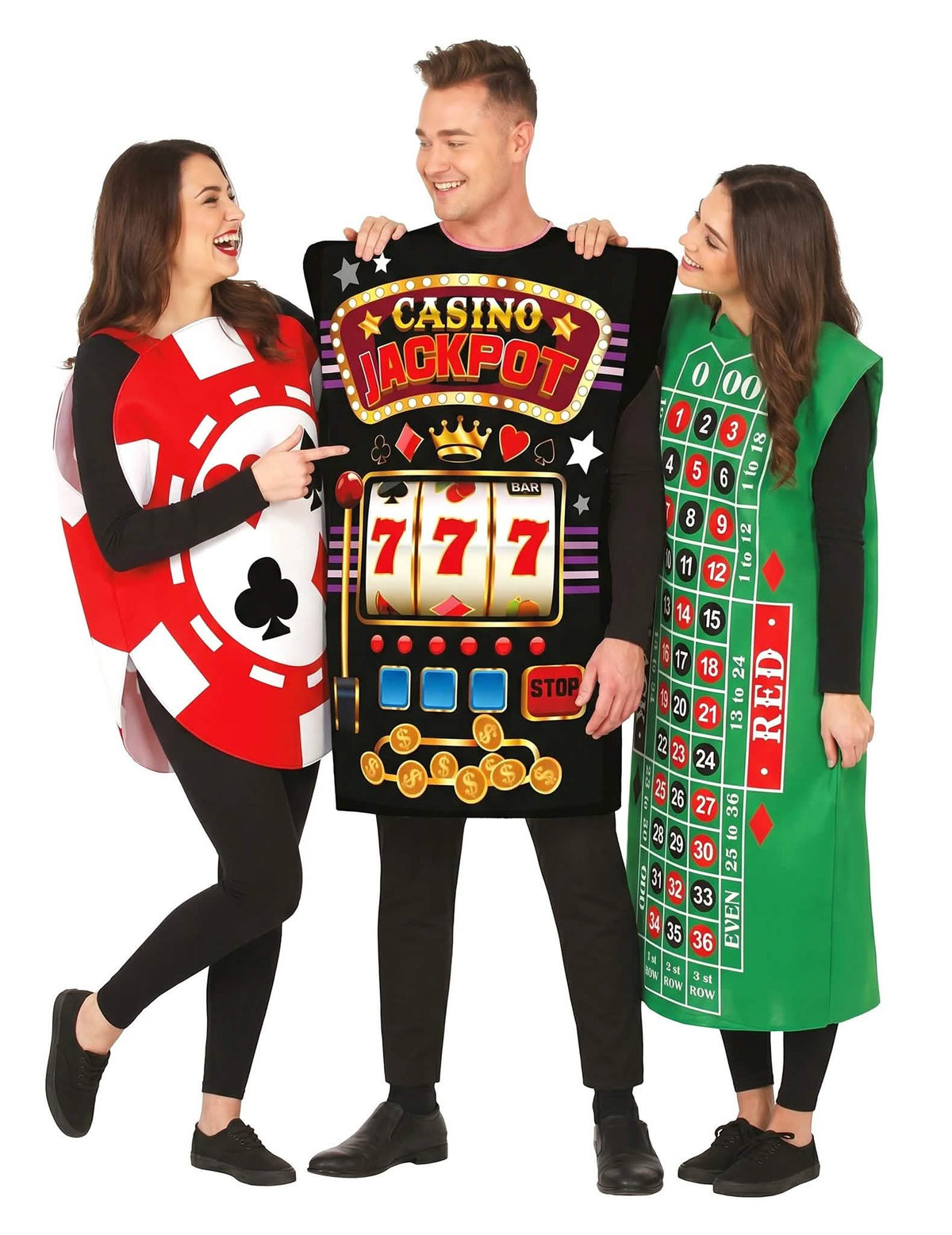 Skupinski odrasli kostum Casino