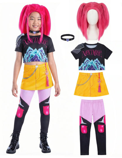 Kit Déguisement et Perruque Mira Kpop Demon Hunter™ pour fille