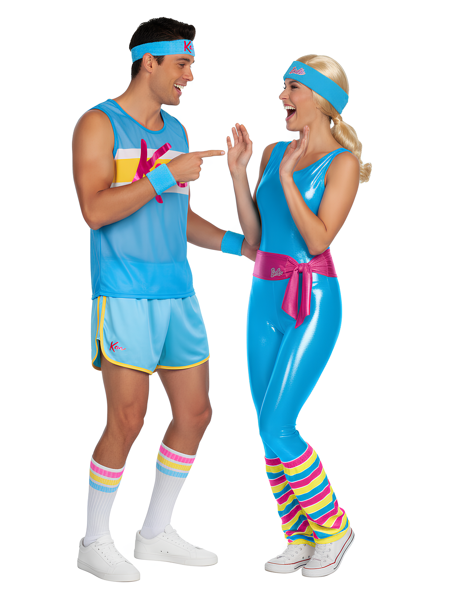 Kostum za par Barbie™ in Ken™ za aerobiko
