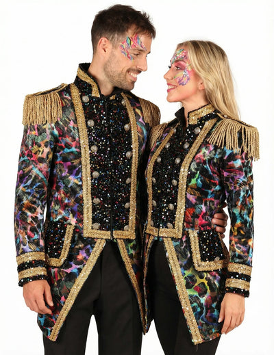 Prestižni fluorescentni kostum za par, jakna, odrasli