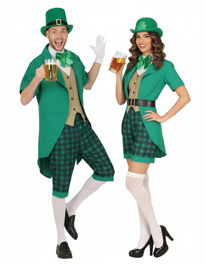 Par kostumov Mr & Mrs Saint Patrick za odrasle