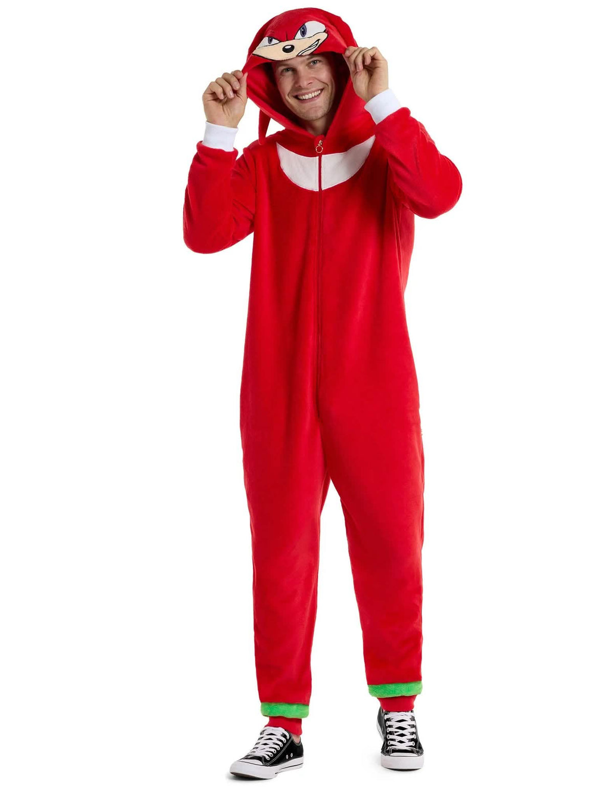 Par kostum kombinezon Sonic in Knuckles™ za odrasle