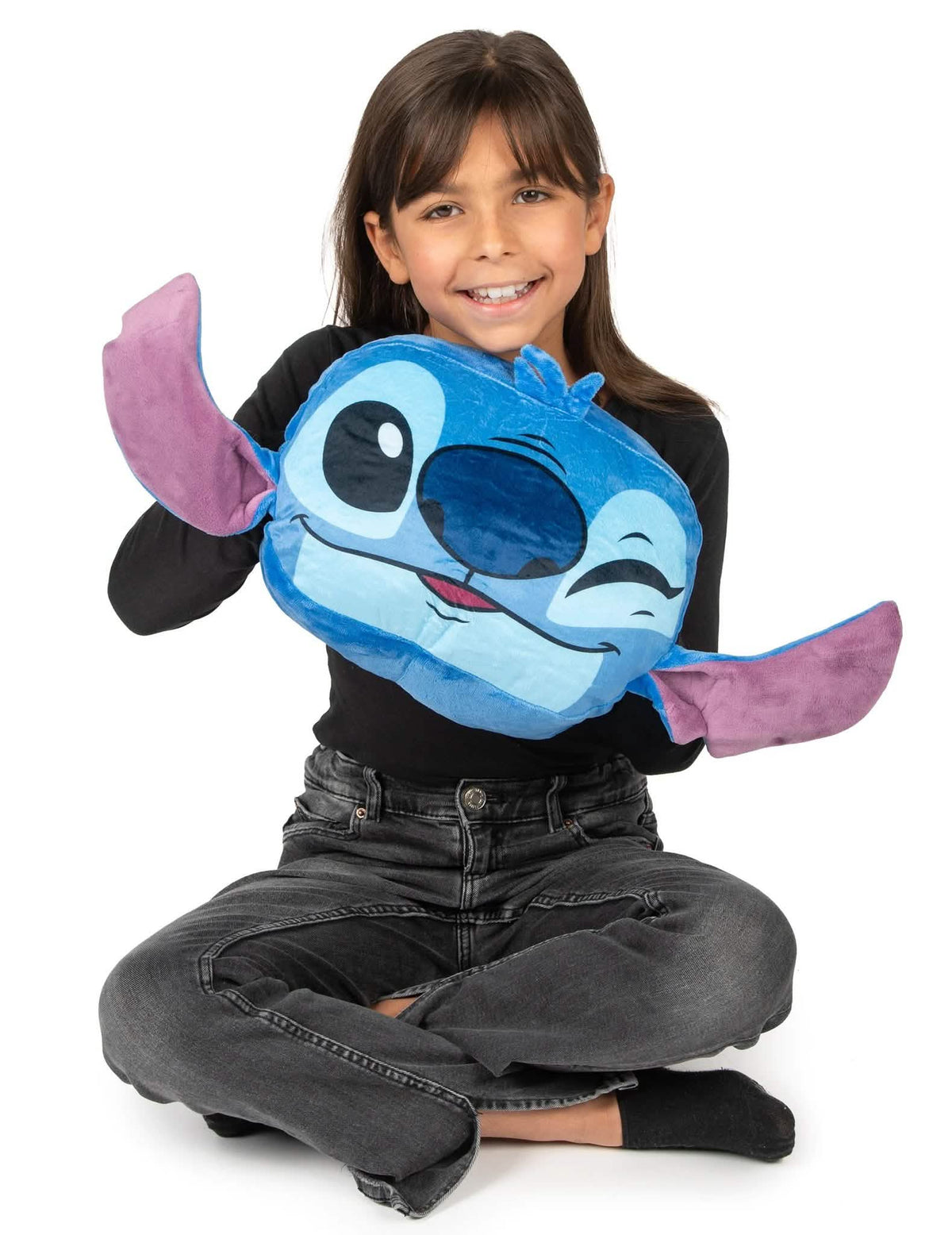 Komplet iz flisastega karirastega blaga in blazina Stitch™