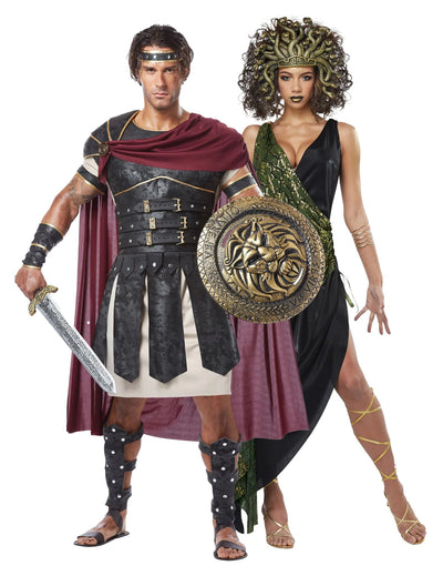 Par kostumov gladiatorja in meduze za odrasle