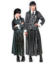 Pustna preobleka šolske uniforme za par Wednesday Addams™ za otroke in odrasle