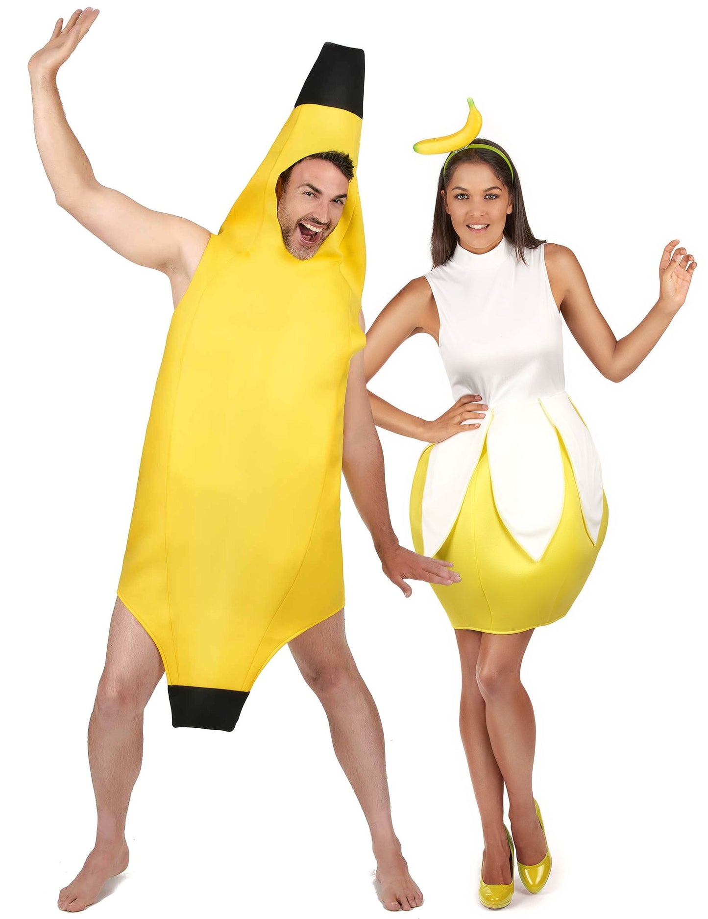 Praznični kostum za par banana za odrasle