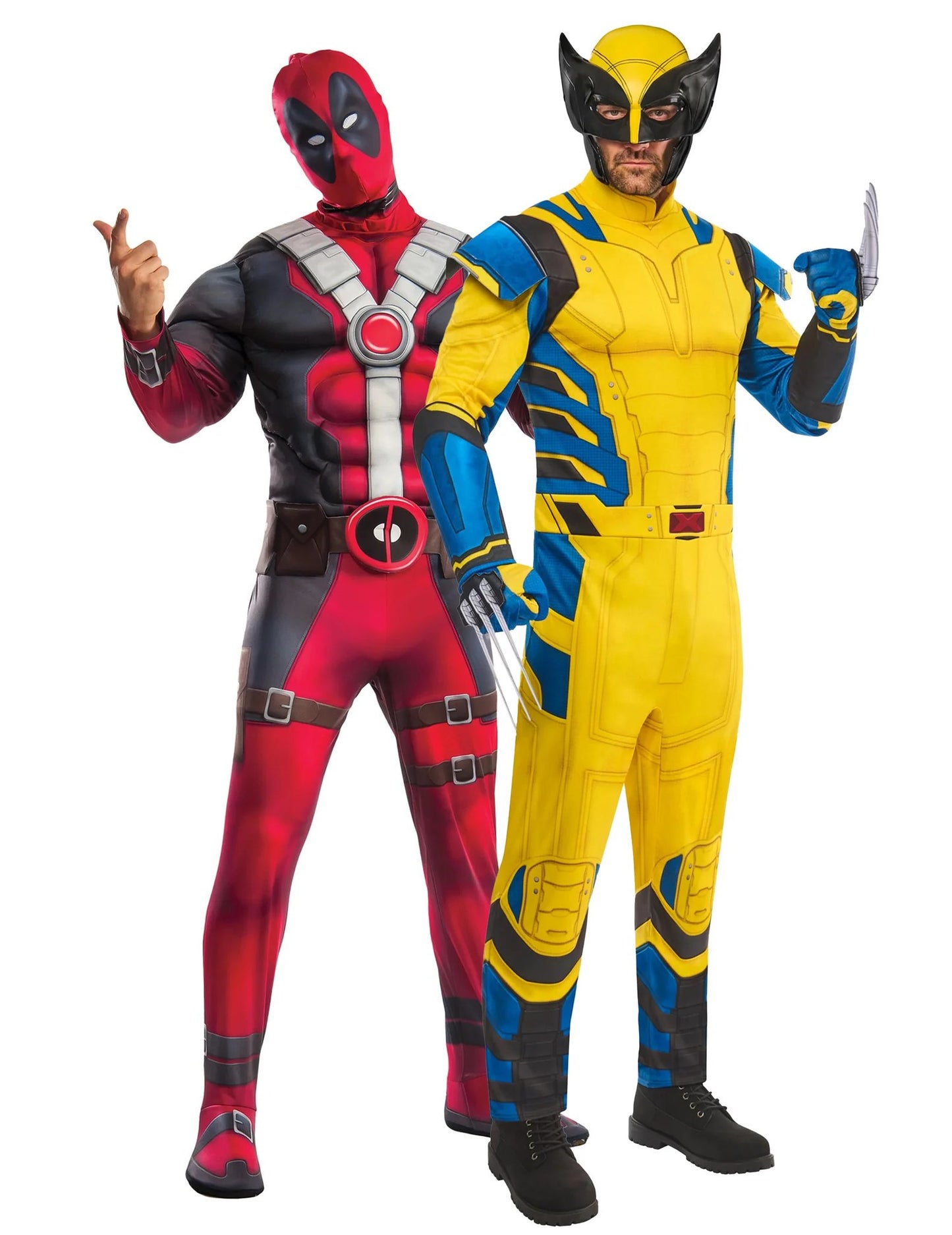 Déguisement de couple Deadpool™ et Wolverine™ adulte