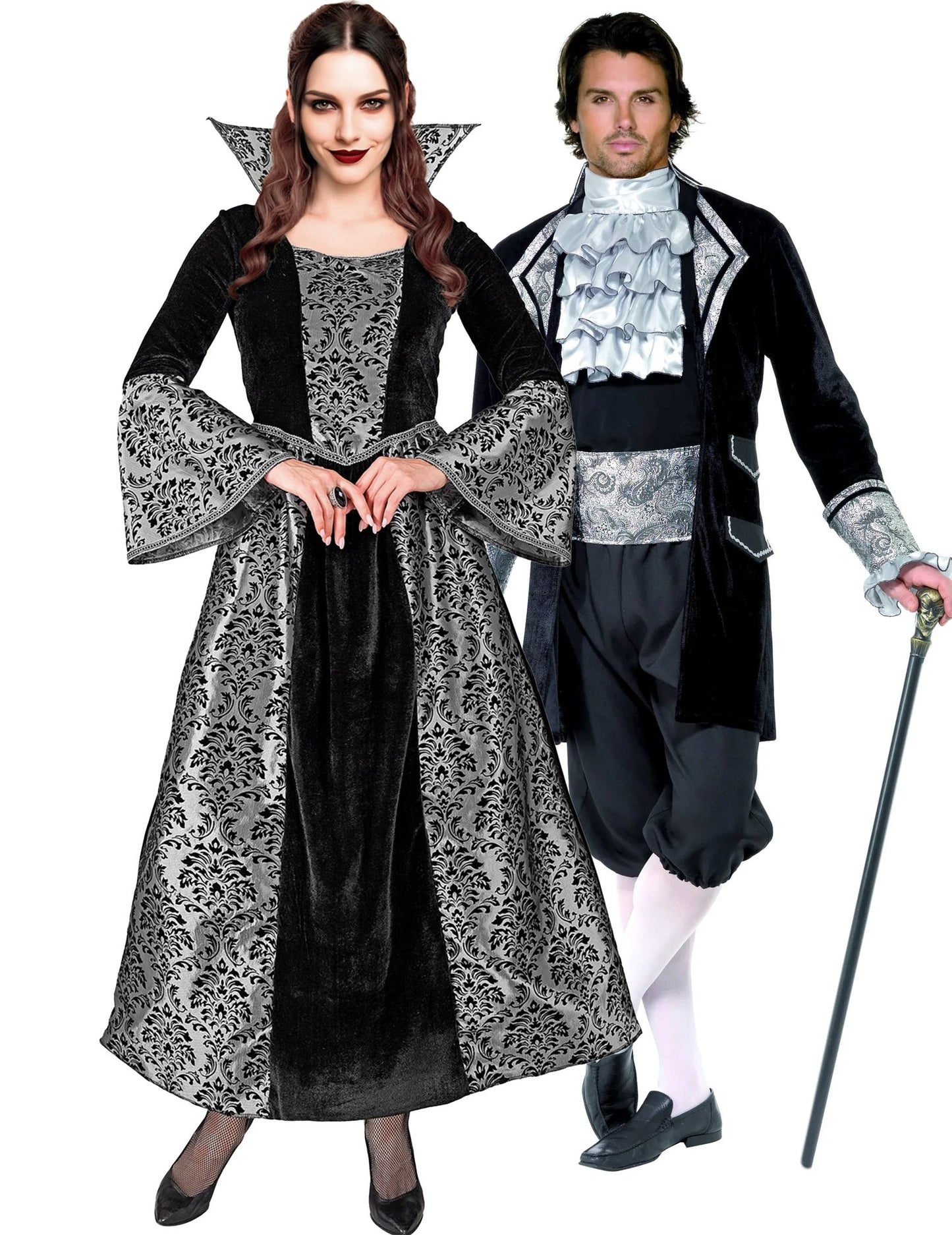 Baročni vampirski kostum za odrasli par