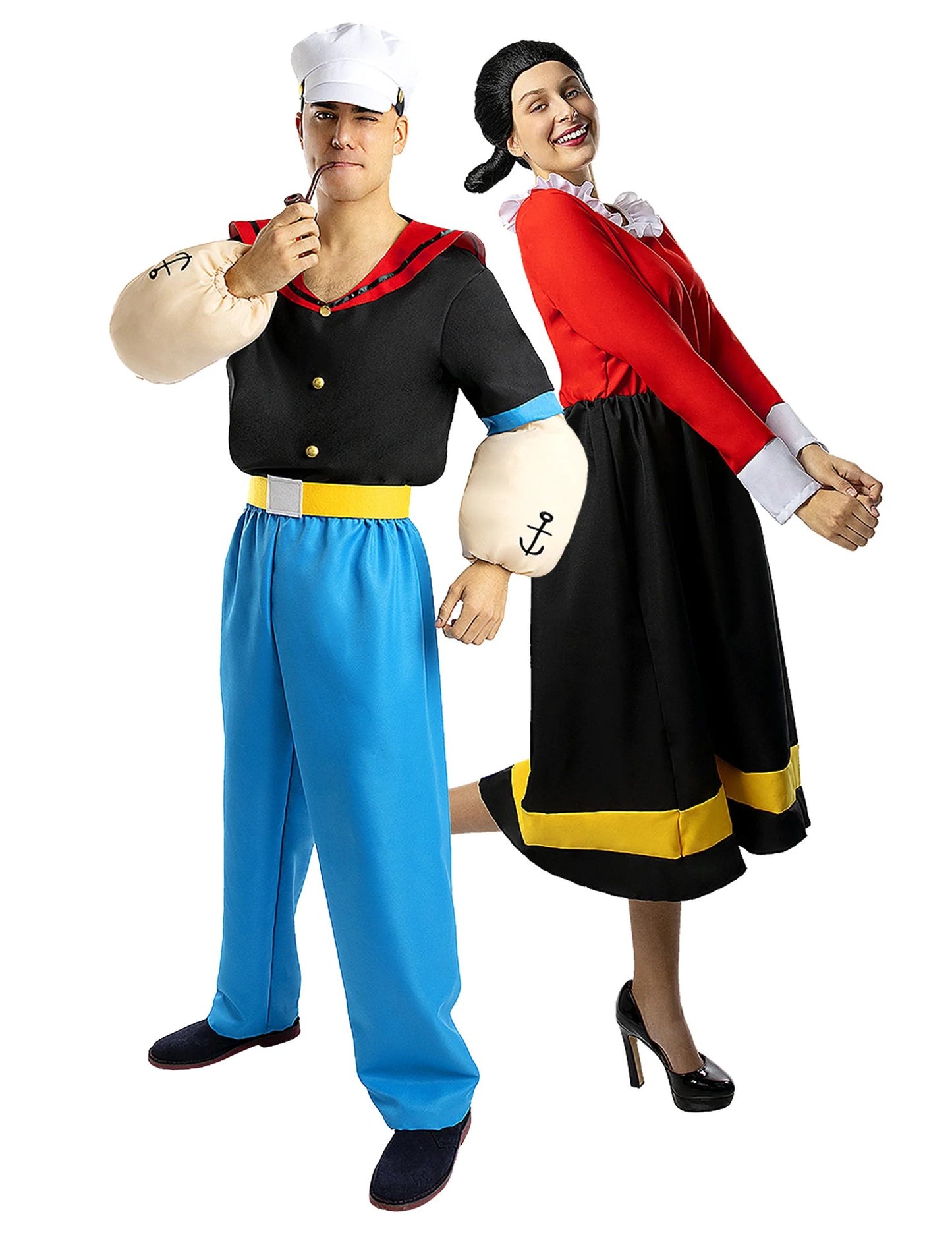 Déguisement de couple Popeye™ et Olive™ adultes