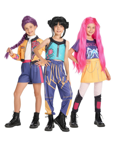 Skupinski kostum otrok lovk na demone K-pop