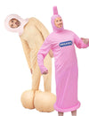 Humorna odrasla kostumska preobleka penis in kondom