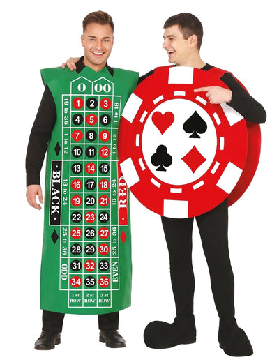 Kostum za par za kazino za odrasle
