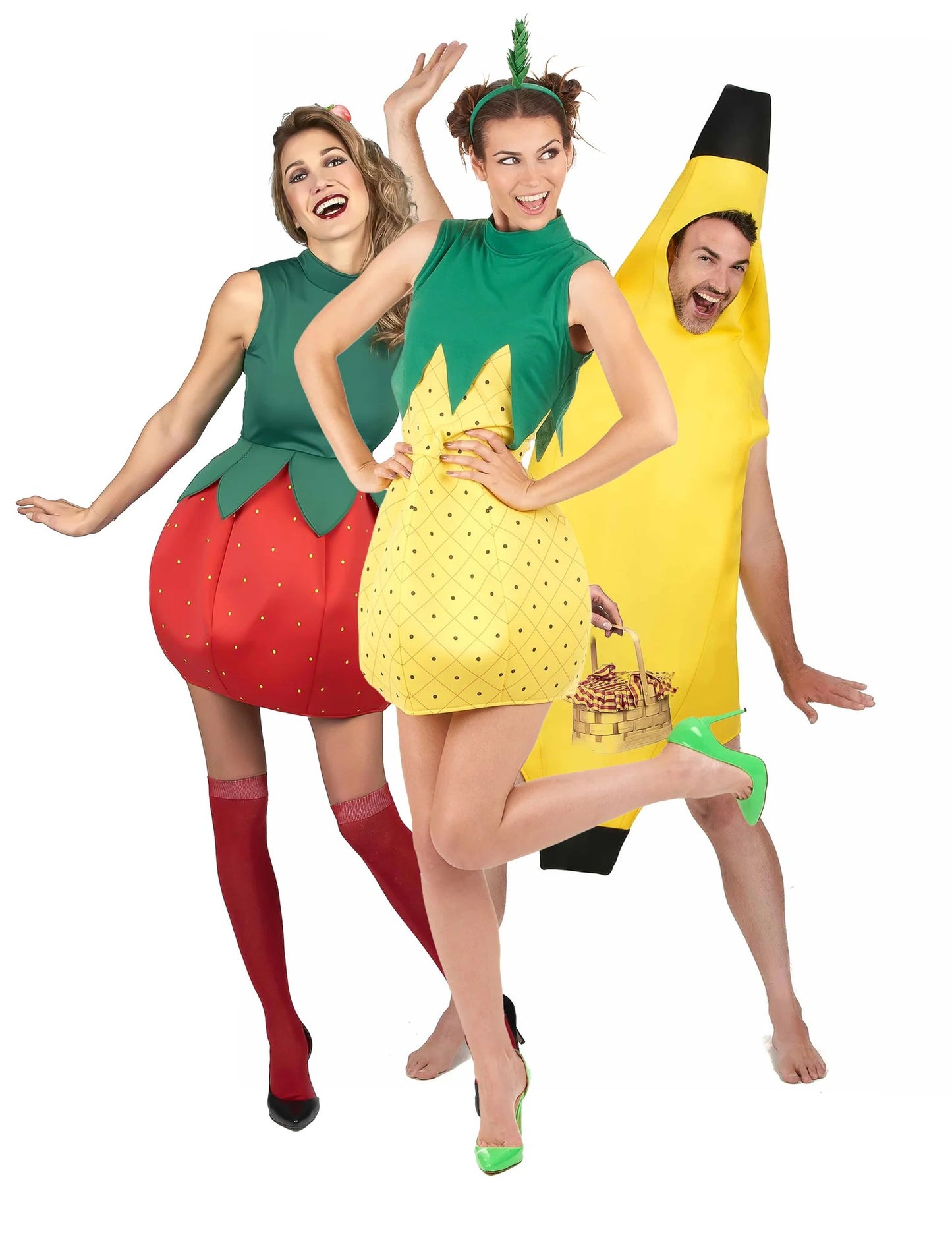 humorna skupinska banana kostum sadje za odrasle