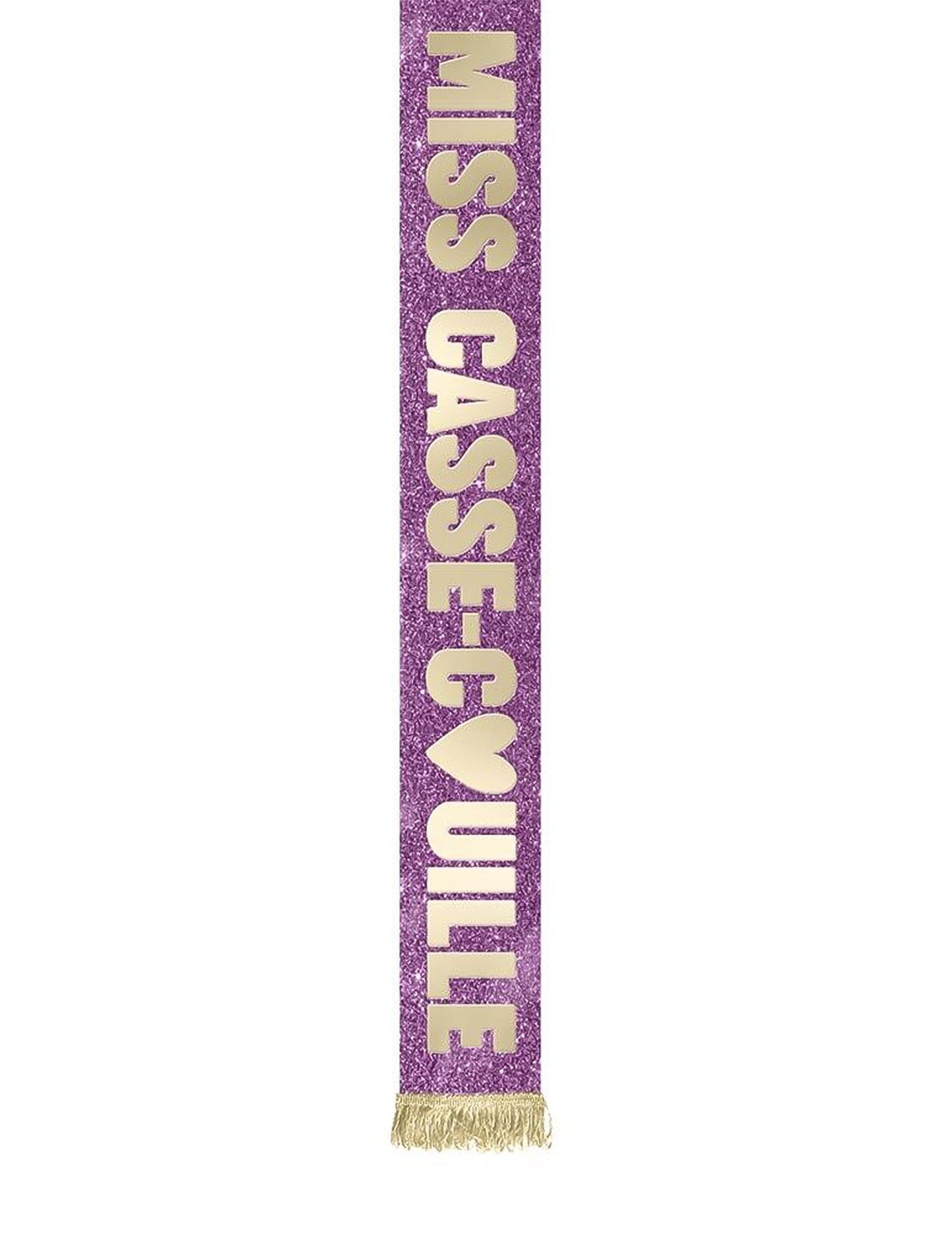 Set dodatkov miss casse-couille: šal in tiara