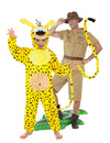 Pajkasti kostum za par Marsupilami™ in raziskovalec za starša in otroka