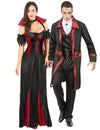 Elegantni vampirski par kostum za odrasle za noč čarovnic