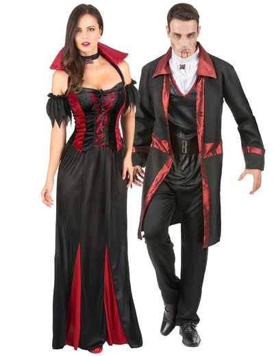 Elegantni vampirski par kostum za odrasle za noč čarovnic